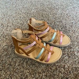Strappy multicolor sandals